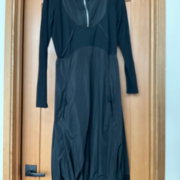 Black parachute dress in size medium - Picture 2 of 5